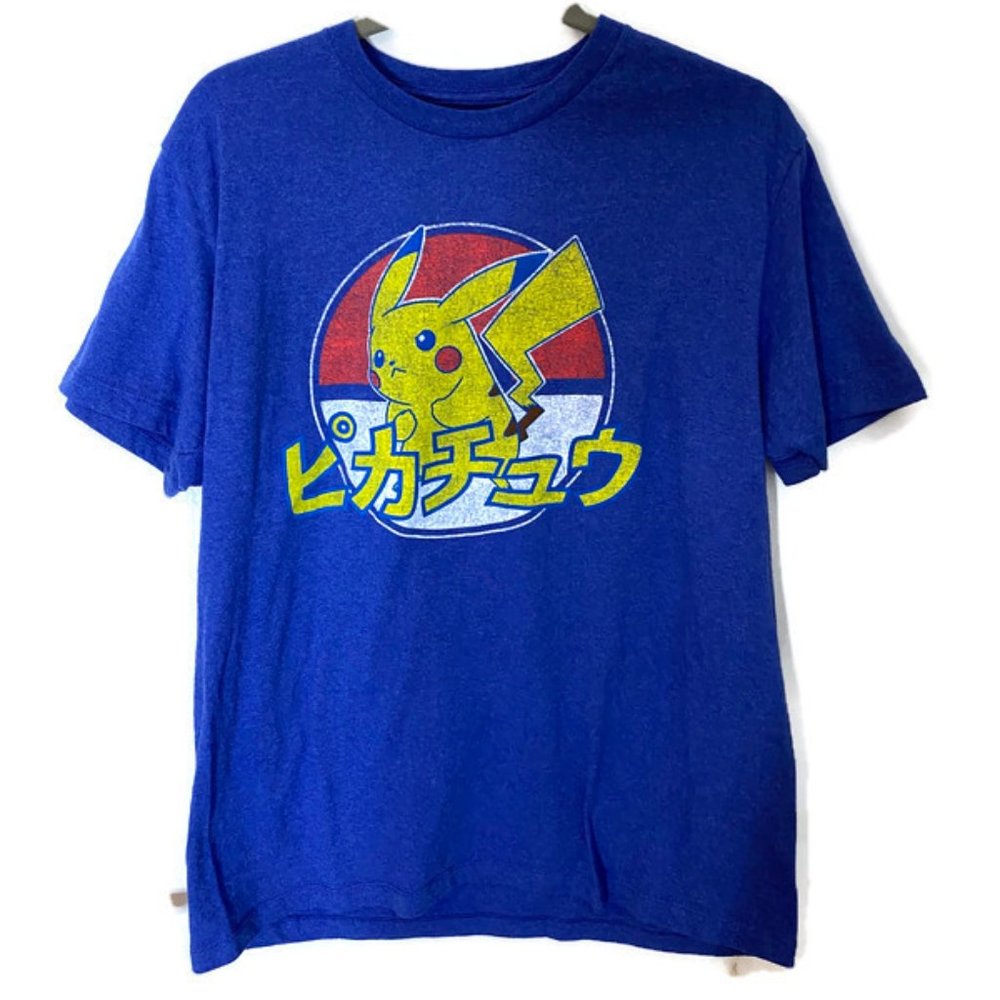 Japanese Pikachu Shirt Sz L